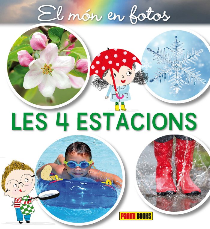 EL MON EN FOTOS LES 4 ESTACIONS, de FLEURUS EDITIONS | portada del libro