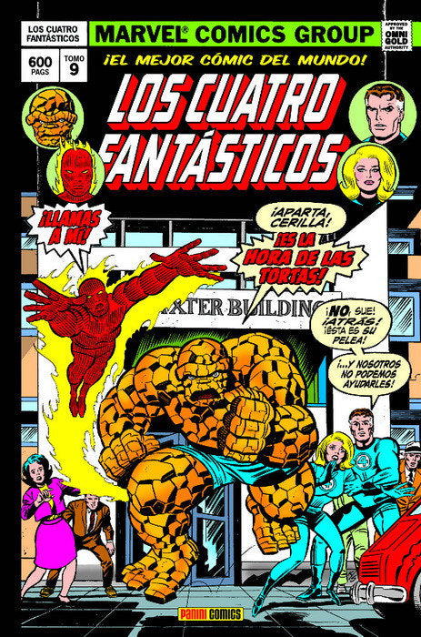 LOS 4 FANTASTICOS. CUANDO LOS TITANES CHOCAN, de GEORGE PEREZ | portada del libro