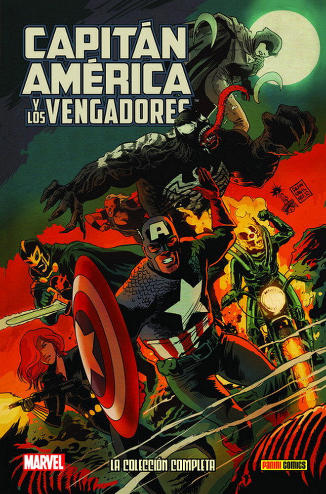 100 % MARVEL HC CAPITAN AMERICA Y LOS VENGADORES. LA COLECCION CO, de CULLEN BUNN | portada del libro