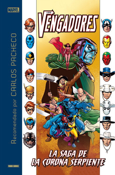 MARVEL RECOMENDADO CARLOS PACHECO RECOMIENDA LOS VENGADORES. LA S, de GEORGE PEREZ#STEVE ENGLEHART | portada del libro