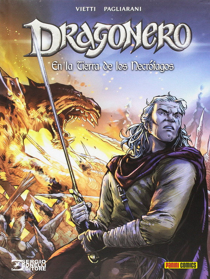 DRAGONERO 02: EN LA TIERRA DE LOS NECROFAGOS, de ENOCH | portada del libro