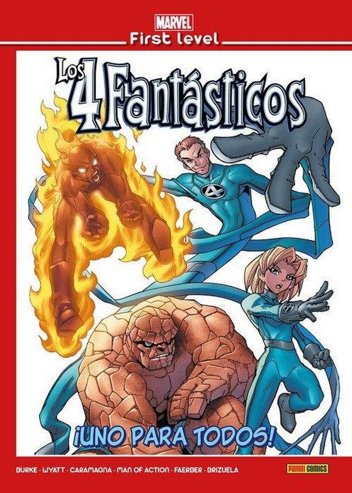 MARVEL FIRST LEVEL   15 LOS 4 FANTASTICOS: IUNO PARA TODOS!, de MAKOTO NAKATSUKA#SEAN MCKEEVER | portada del libro