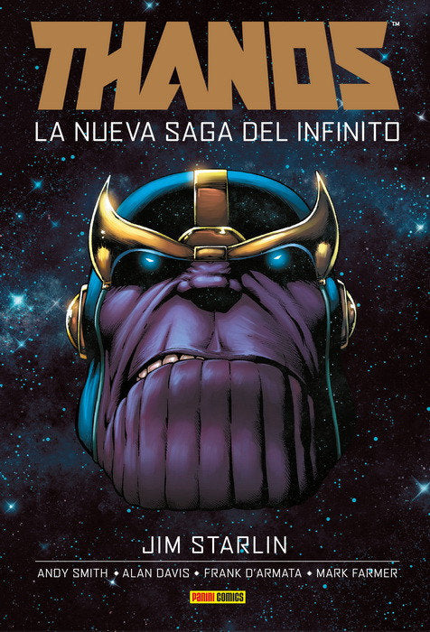 MARVEL INTEGRAL THANOS. LA PRIMERA NUEVA TRILOGIA, de ALAN DAVIS, JIM STARLIN, RON LIM | portada del libro