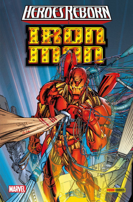 HEROES REBORN IRON MAN, de SCOTT LOBDELL, WHILCE PORTACIO | portada del libro