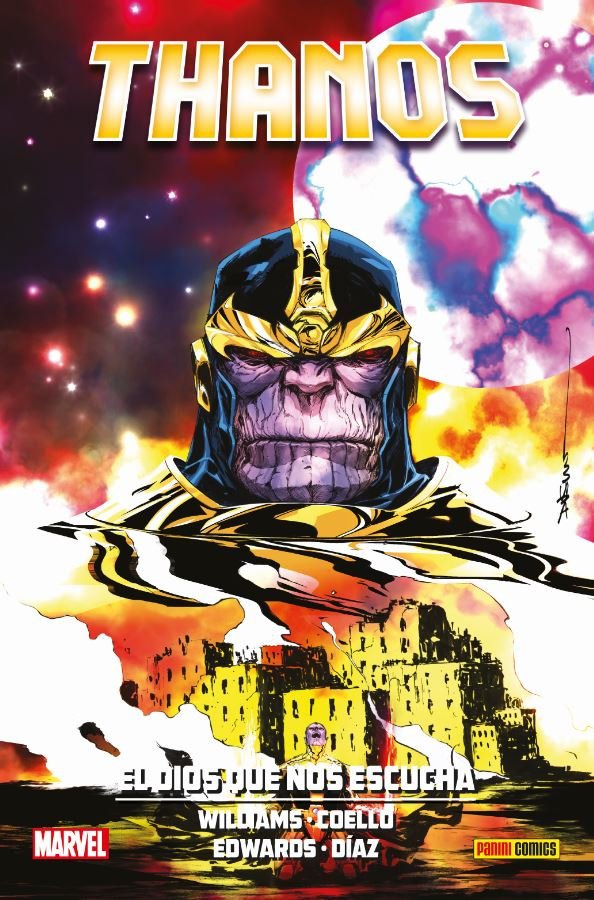 THANOS, de COELLO, IBAN | portada del libro