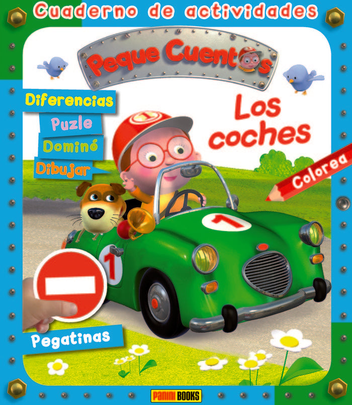 COCHES, LOS - CUADERNO DE ACTIVIDADES PEQUE CUENTOS | portada del libro