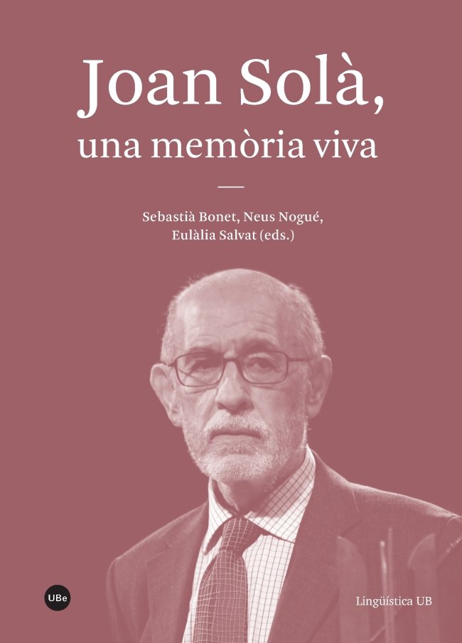 Joan Solà, una memòria viva, de Varios autores | portada del libro