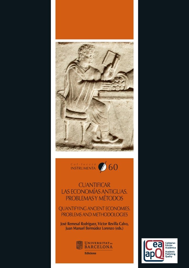 Cuantificar las economías antiguas. Problemas y métodos, de Varios autores | portada del libro