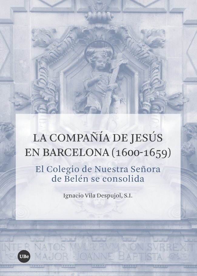 La Compañía de Jesús en Barcelona (1600-1659), de Vila Despujol, S.I., Ignacio | portada del libro