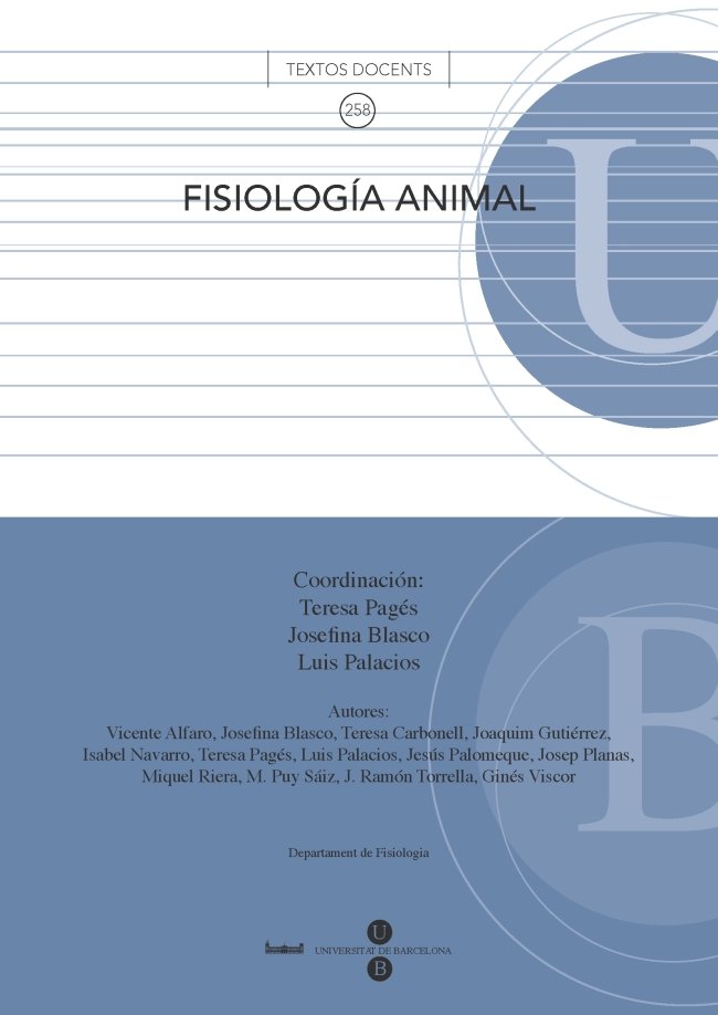 Fisiología animal, de Varios autores | portada del libro