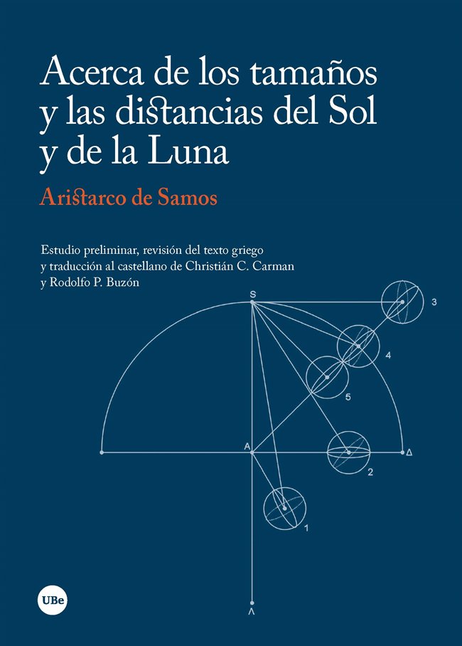 Acerca de los tamaños y las distancias del Sol y de la Luna, de de Samos | portada del libro