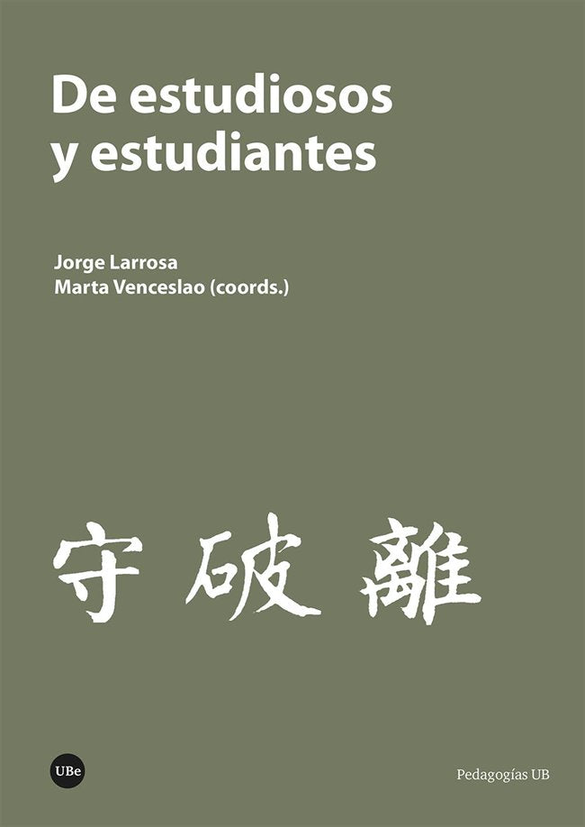 De estudiosos y estudiantes, de AA.VV. | portada del libro