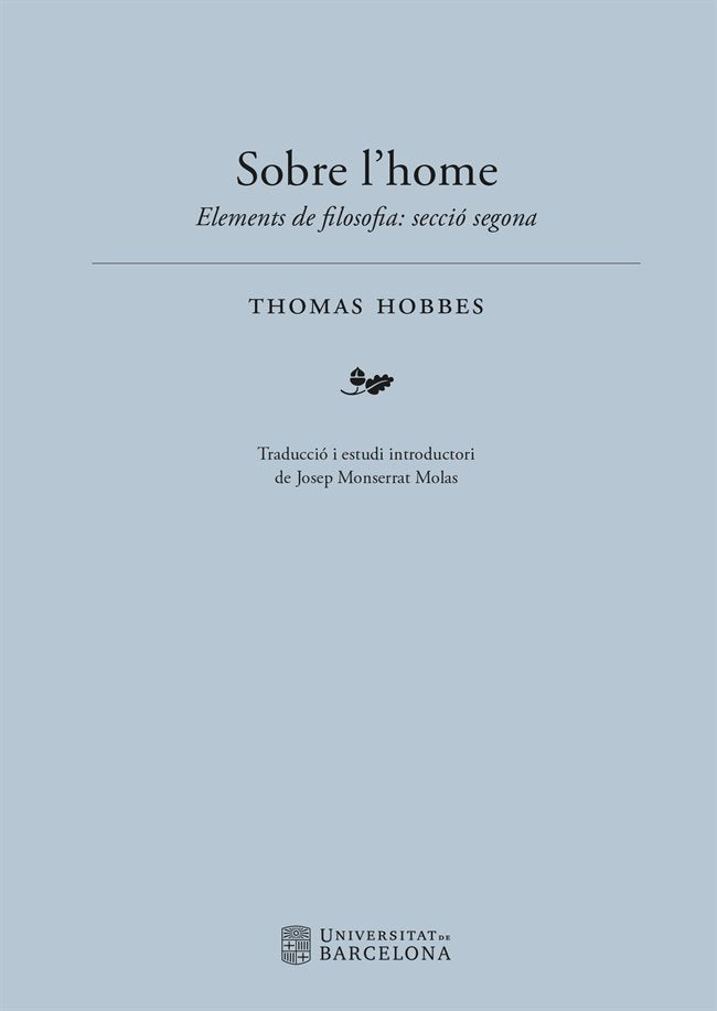 SOBRE L'HOME, de -- | portada del libro