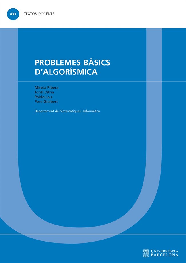 PROBLEMES BASICS DALGORISMICA, de AA.VV. | portada del libro
