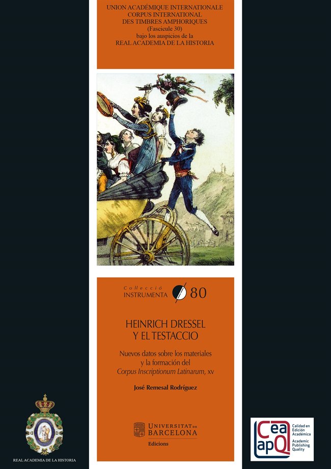 HEINRICH DRESSEL Y EL TESTACCIO, de REMESAL RODRIGUEZ, JOSE | portada del libro
