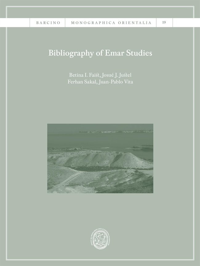 Bibliography of Emar Studies, de VARIOS AUTORES | portada del libro