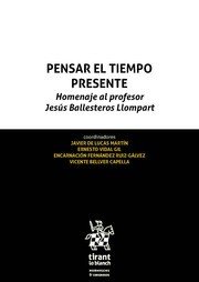 Pensar el tiempo presente, de De Lucas Martín | portada del libro