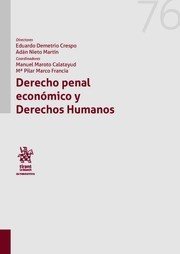 Derecho penal económico y derechos humanos, de Maroto Calatayud | portada del libro