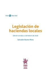 Legislación de haciendas locales, de Bueno Mora | portada del libro