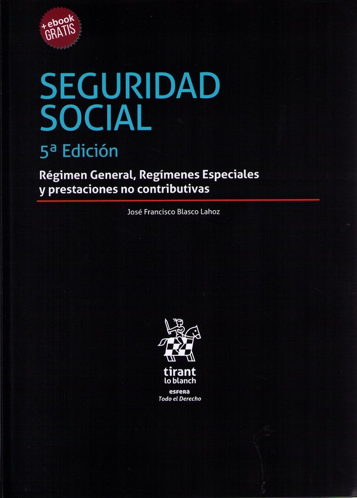Seguridad Social 5ª Edición 2018, de BLASCO LAHOZ | portada del libro