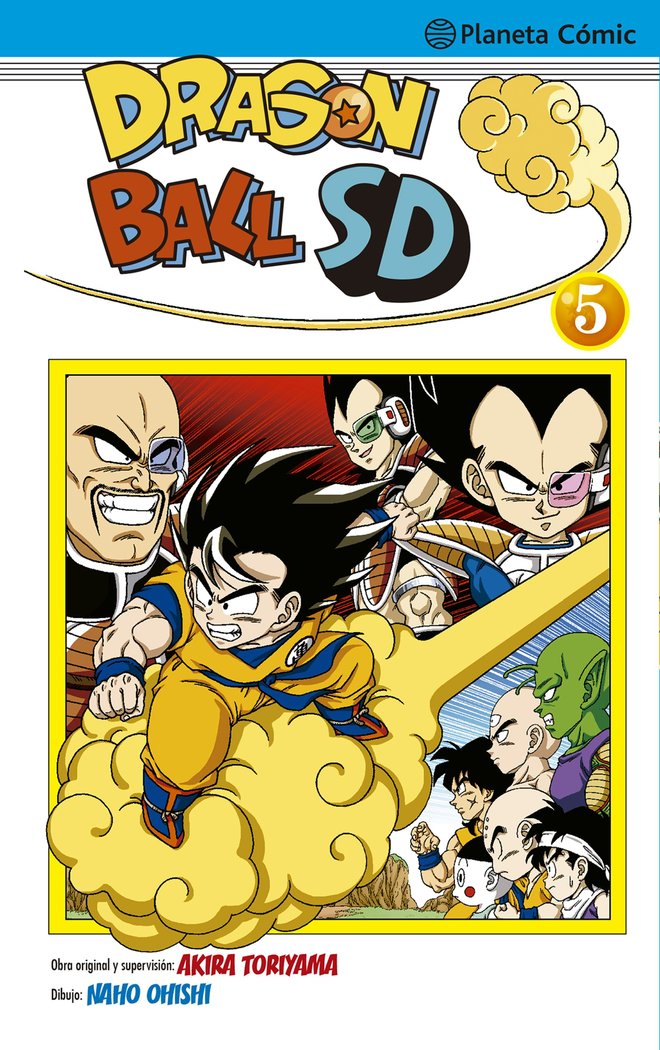 DRAGON BALL SD 5, de AKIRA TORIYAMA | portada del libro