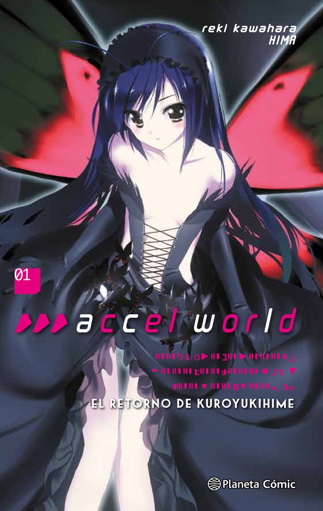 Accel World nº 01 (novela), de Kawahara | portada del libro