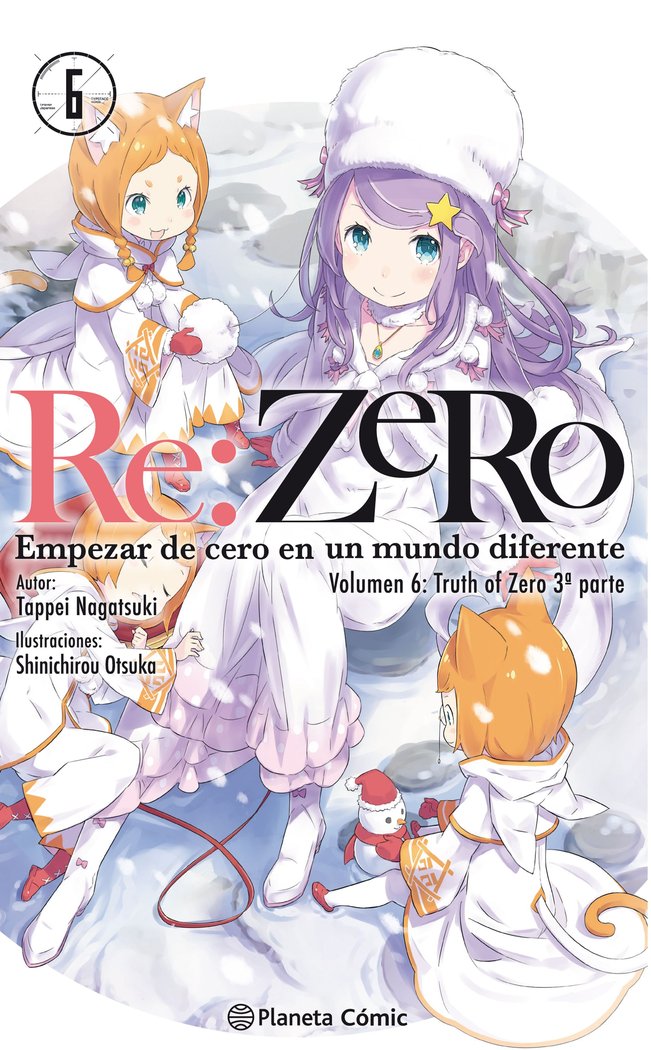 Re:Zero nº 06 (novela), de Nagatsuki, Tappei | portada del libro