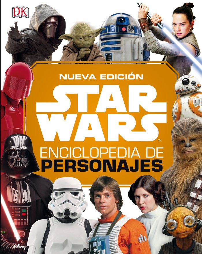 Star Wars Nueva enciclopedia de personajes 2019, de AA. VV. | portada del libro