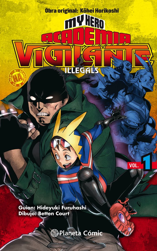 My Hero Academia Vigilante Illegals nº 01, de Horikoshi, Kohei | portada del libro
