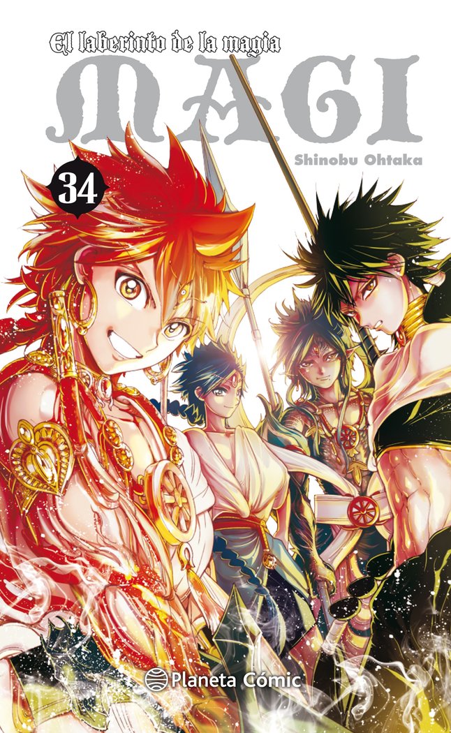 Magi El laberinto de la magia nº 34/37, de Ohtaka, Shinobu | portada del libro