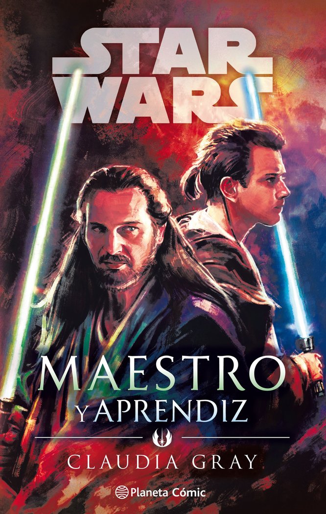 Star Wars Maestro y aprendiz (novela), de Gray, Claudia | portada del libro