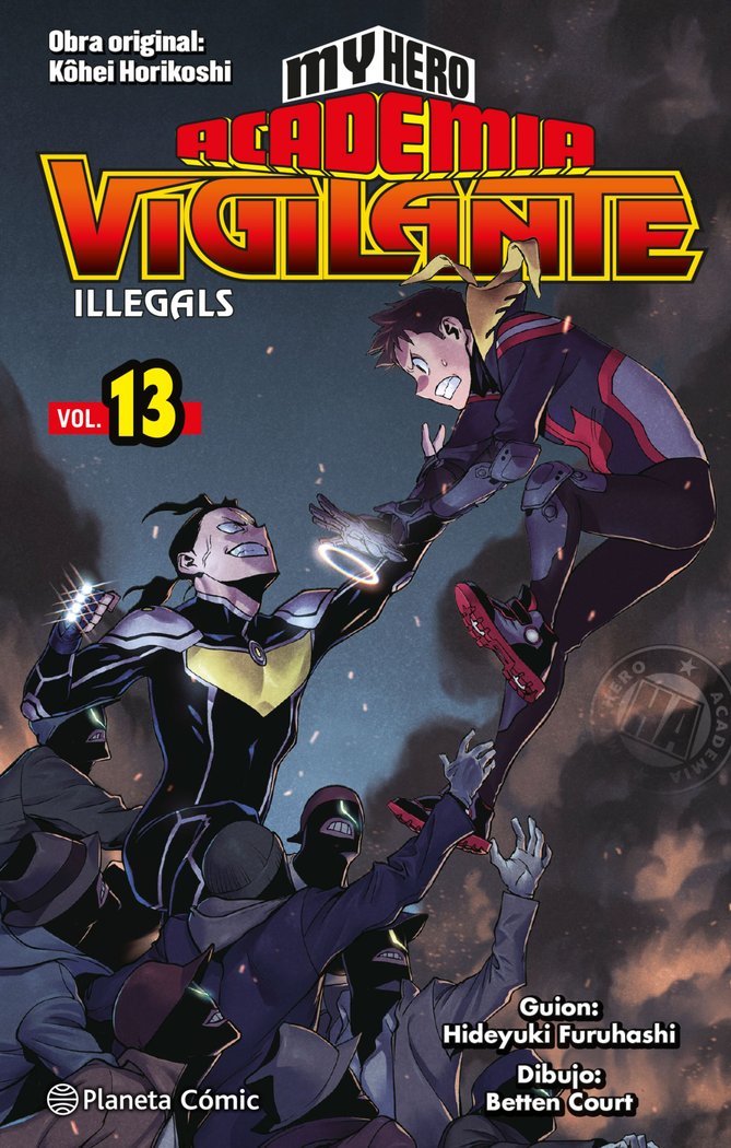 MY HERO ACADEMIA VIGILANTE ILLEGALS Nº 13/15, de KOHEI HORIKOSHI | portada del libro