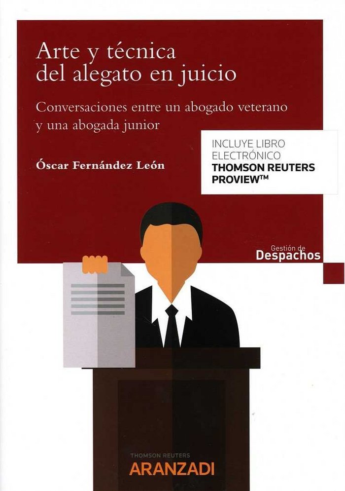 Arte y técnica del alegato en juicio (Papel + e-book), de Fernández León, Óscar | portada del libro