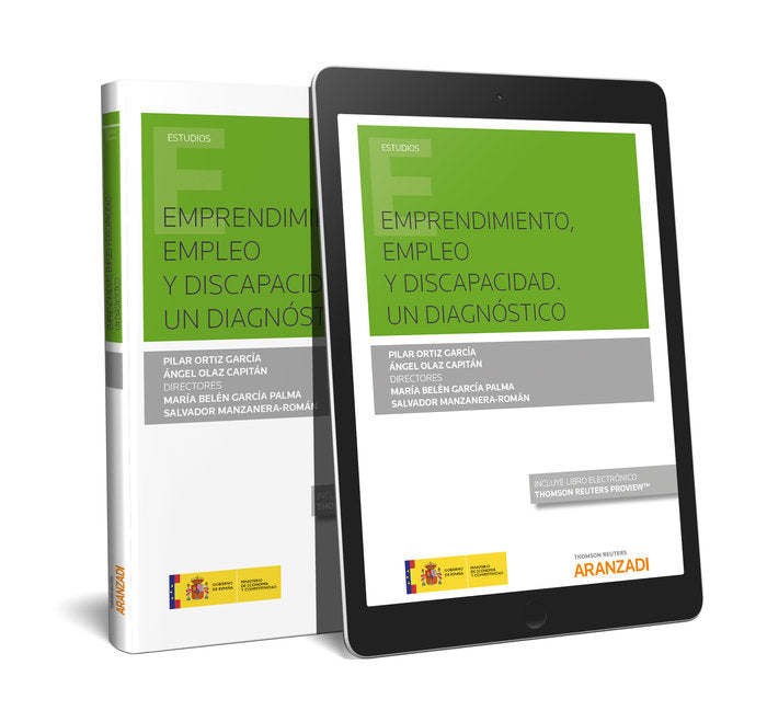 Emprendimiento, Empleo y Discapacidad. Un diagnóstico (Papel + e-book), de García Palma, Mª Belén | portada del libro