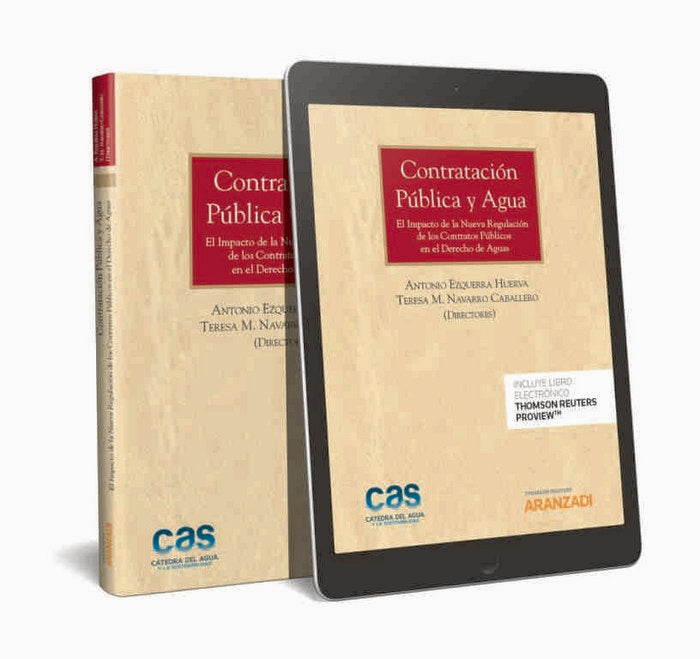 Contratación Pública y agua (Papel + e-book), de Ezquerra Huerva, Antonio | portada del libro
