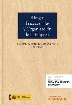 Riesgos psicosociales y organización de la empresa (Papel + e-book), de Ramos Quintana, Margarita Isabel | portada del libro