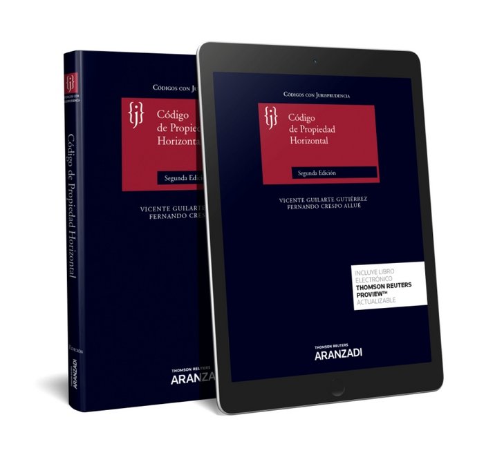 Código de Propiedad Horizontal con Jurisprudencia (Papel + e-book), de Crespo Allué, Fernando | portada del libro