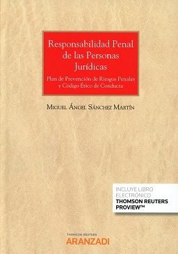 Responsabilidad penal de las personas jurídicas (Papel + e-book), de González Jiménez, Carmen Elisa | portada del libro