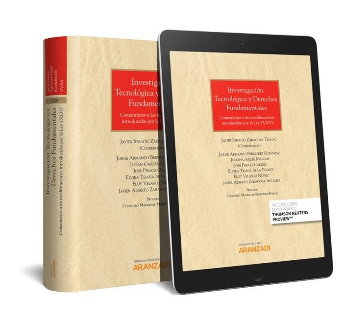 Investigación tecnológica y derechos fundamentales (Papel + e-book), de Bermúdez González, Jorge Armando | portada del libro