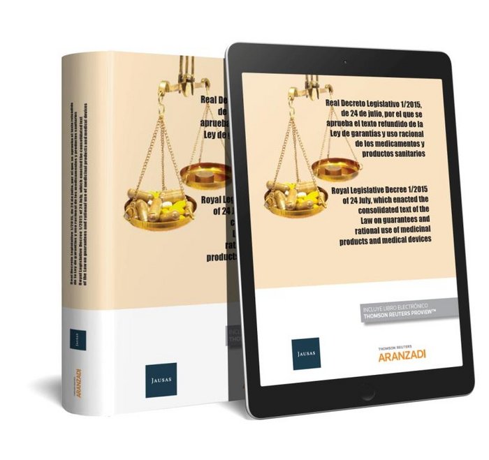Real Decreto Legislativo 1/2015, de 24 de julio, por el que se aprueba el texto refundido de la Ley, de JAUSAS, . | portada d