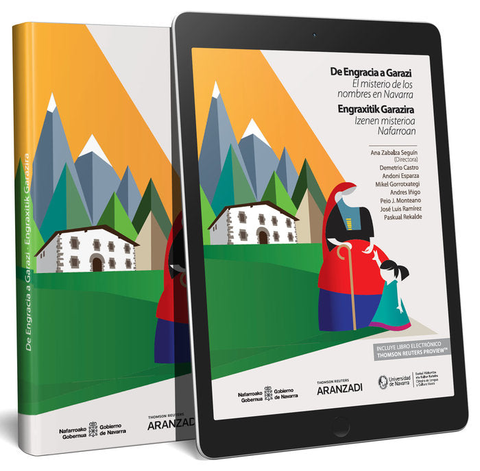 De Engracia a Garazi. El misterio de los nombres en Navarra (Papel + e-book), de Zabalza Seguin, Ana | portada del libro