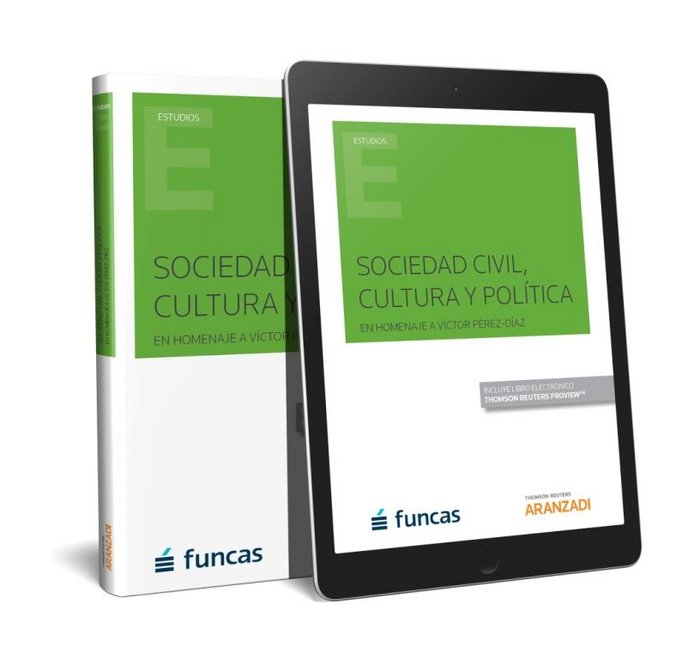 Sociedad civil, cultura y política (Papel + e-book), de Funcas, . | portada del libro