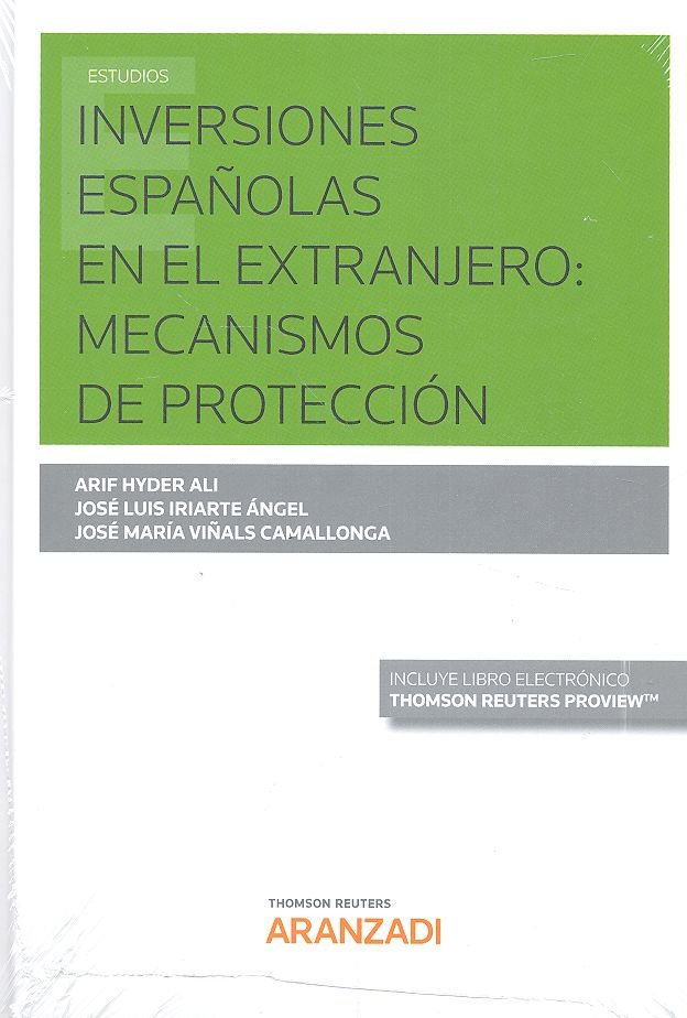 Inversiones Españolas en el Extranjero: Mecanismos de Protección (Papel + e-book), de Ali, Arif H. | portada del libro