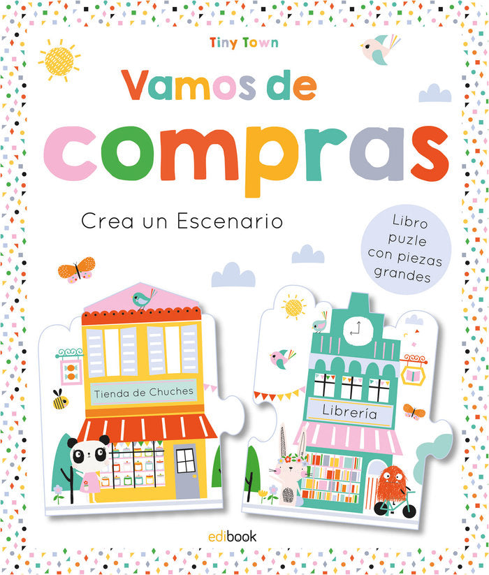 TINY TOWN-CREA UN ESCENARIO- VAMOS DE COMPRAS, de AA.VV. | portada del libro