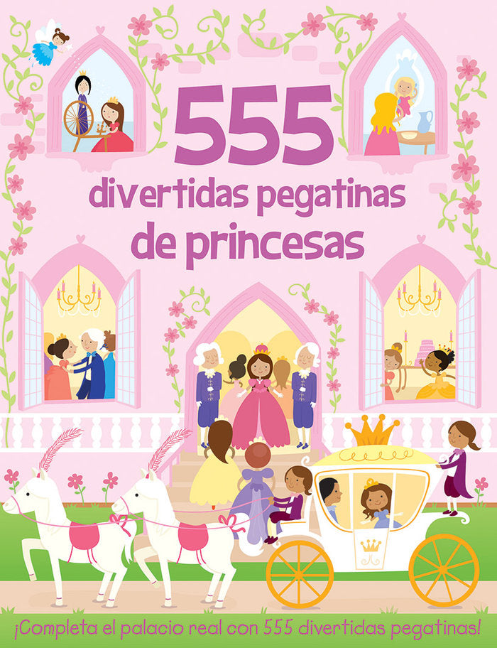 555 DIVERTIDAS PEGATINAS DE PRINCESAS, de AA.VV. | portada del libro