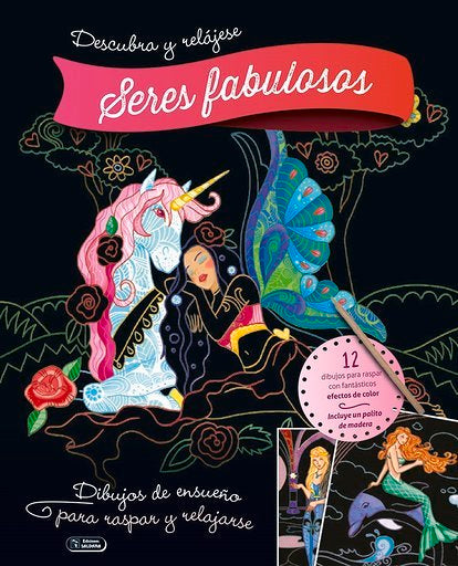 DESCUBRA Y RELÁJESE - SERES FABULOSOS | portada del libro