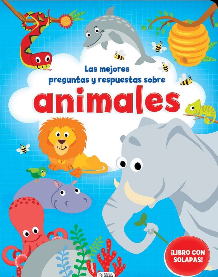LAS MEJORES PREGUNTAS Y RESPUESTAS SOBRE ANIMALES | portada del libro