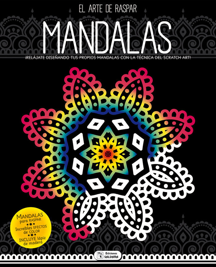 INICIATE EN EL ARTE DE RASPAR MANDALAS 2 | portada del libro
