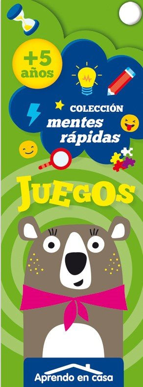 APRENDO EN CASA MENTES RAPIDAS 5 AÑOS | portada del libro