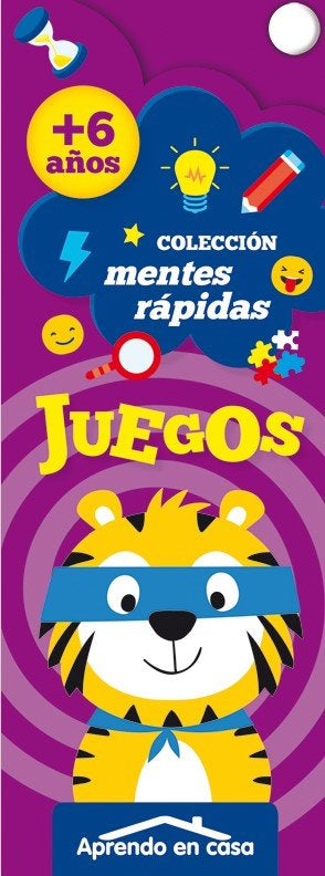 APRENDO EN CASA MENTES RAPIDAS 6 AÑOS | portada del libro